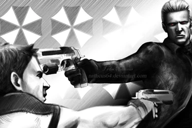 Chris Vs Wesker Wallpapers By Natticus64 On DeviantArt