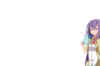 Anime Girl Solid Backgrounds HD Wallpapers