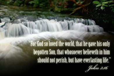 John 3:16   For God So Loved The World Wallpapers   Christian ...