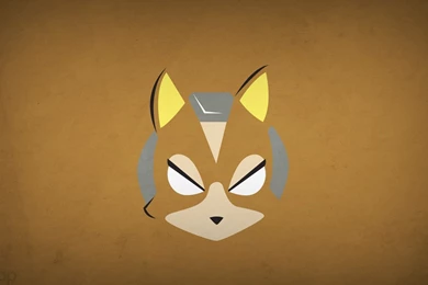 Minimalistic Superheroes Star Fox Brown Backgrounds Blo0p Wallpapers ...