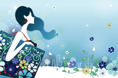 Vector Girl Wallpapers   766647