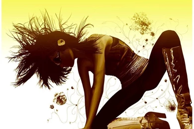 Download Vector Girl Free Best Windows XP VISTA 7 Wallpapers ...