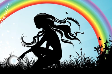 1920x1200 Vector Girl Desktop PC And Mac Wallpapers