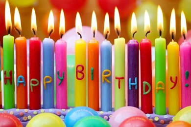 Happy Birthday Candles Wallpapers