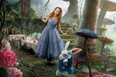 Alice In Wonderland People Characters iPad Wallpapers
