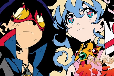 Nia Teppelin And Simon In Tengen Toppa Gurren Lagann Mobile ...