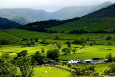 Mountain Spring Landscape HD Desktop Wallpapers : Widescreen : High ...