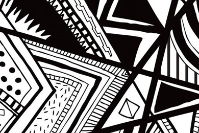 Black And White Doodle