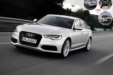2012 Audi A6 S Line   Front