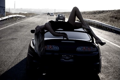 Wallpapers Toyota Supra Pictures Girl Car Cars Auto 1920x1200 ...