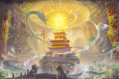 Beauty Butan Guardian Dragon – Abstract Fantasy HD Desktop Wallpapers