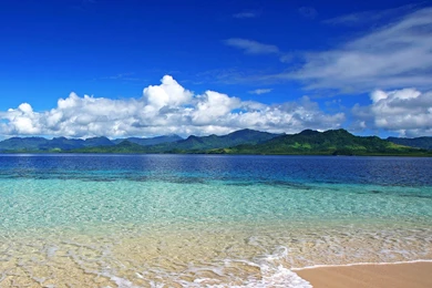 Download Wallpapers 2560x1440 Sea, Beach, Sand Mac iMac 27 HD ...