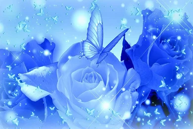 Blue Roses Backgrounds   Wallpapers Cave