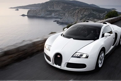 White Bugatti Veyron Wallpapers