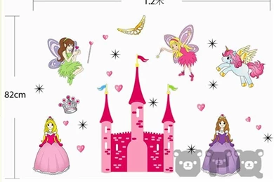 Angel Girl Princess Bedroom Wallpapers Bed Backgrounds Children Room ...