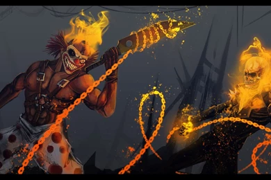 Sweet Tooth Vs Ghost Rider By Xluxifer On DeviantArt