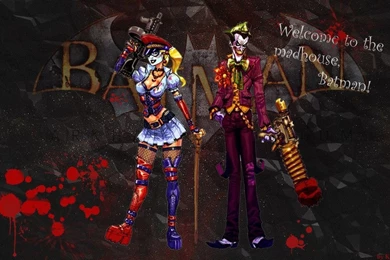 DeviantArt: More Like Harley Quinn And Joker Arkham Asylum ...