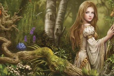 NATURE GIRL WALLPAPER   (