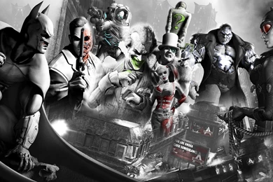 Download Wallpapers 1920x1200 Batman Arkham City, Characters, Faces ...
