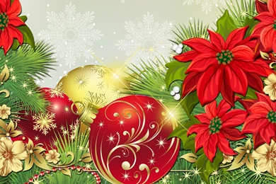 Flowers For Feliz Navidad >> HD Wallpaper, Get It Now!