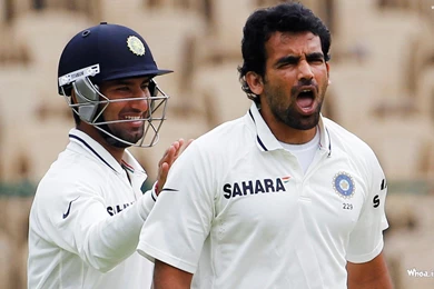 Cheteshwar pujara and zaheer khan