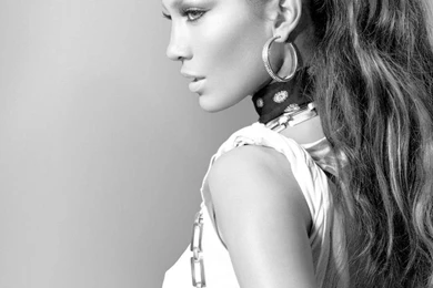 Download Wallpapers 1024x1024 Jennifer Lopez, Latino, Black White ...