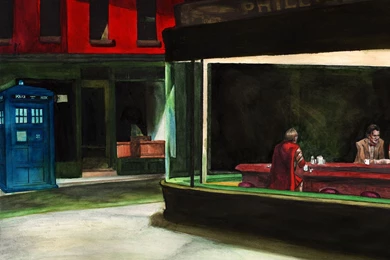 Wallpapers Tardis Parody Amy Pond Eleventh Doctor Artwork ...