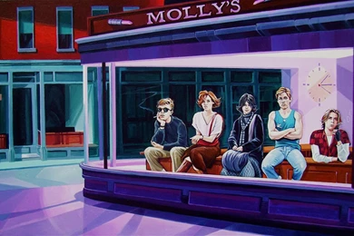 Fashion Inspired By Art: Edward Hopper's "Nighthawks" College ...