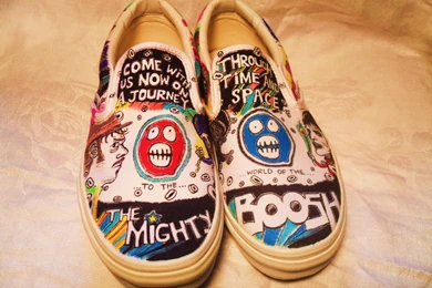 The Mighty Boosh On Shoes