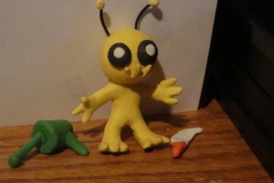 Clay Alien Hominid By Pika Robo On DeviantArt