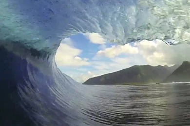 GoPro Perfect Teahupoo Tahiti Barrels With Trevor Sven Carlson ...