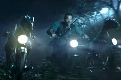 Jurassic World Parody Fully Commits To Velociraptor Biker Gang