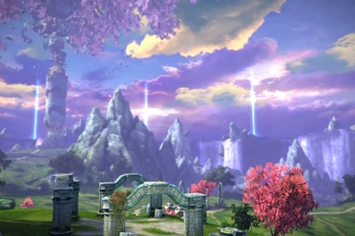 Game, Tera Online, Blue, Purple, Colors, Games, Tera :: Wallpapers