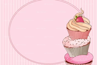 CLIPART CUPCAKES BACKGROUND