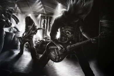 Metal Rock Band HD Desktop Wallpapers : Widescreen : High ...