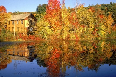 Fall Autumn Lake Hd Desktop Wallpapers Wallpapers Free To   (