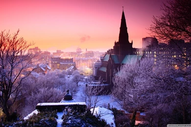 Winter City Desktop Wallpapers   Wallpaper.