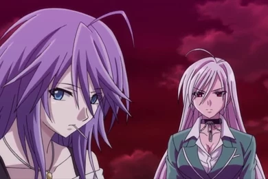 Akashiya Moka Rosario To Vampire Shirayuki Mizore Wallpapers ...