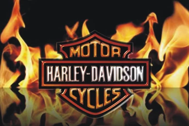 Harley Davidson Logo Fire Motorcycle (id: 193137) – BUZZERG