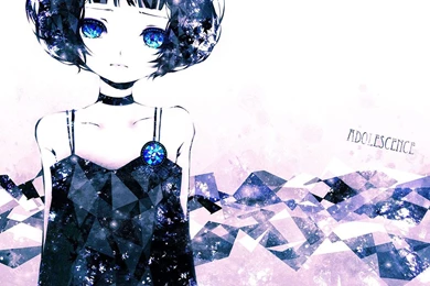 BLUE DIAMOND GIRL WALLPAPER   (