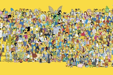 All The Simpsons Characters Wallpapers   Cartoon Wallpapers