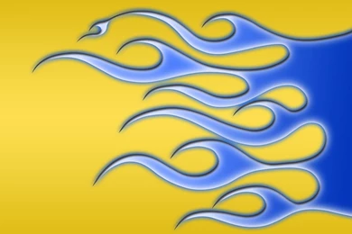 Blue Flames On Yellow By Jbensch On DeviantArt