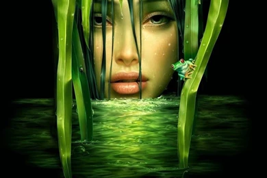 Graphics green girl 3d desktop hd wallpaper 800x960.jpg