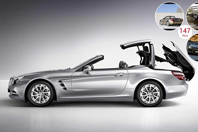 2013 Mercedes Benz SL Class Top In Action
