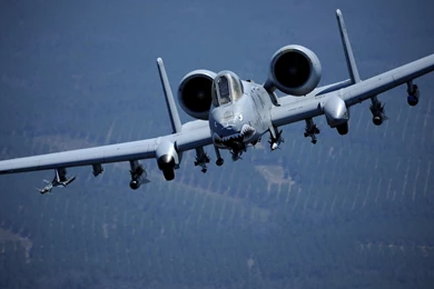 The Fairchild Republic A10 Thunderbolt As Warthog Aircraft ...