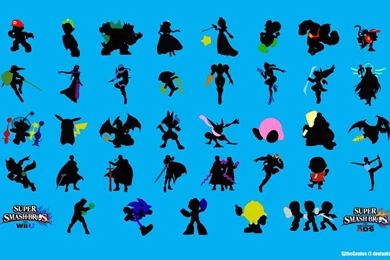 Super Smash Bros. Wii U/3DS Logo Wallpapers