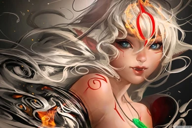 Okami Amaterasu HD Desktop Wallpapers : Widescreen : High ...