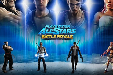 PLAYSTATION ALL STARS BATTLE ROYALE LINE UP 2 WALLPAPER   (