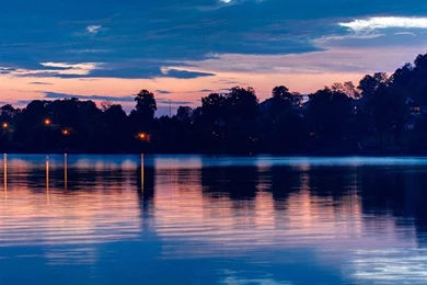 1080x1920 Night Sky Lake Wallpapers HD