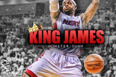 DeviantArt: More Like Lebron James Monster Dunk Wallpapers By ...